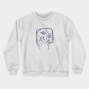 sad Crewneck Sweatshirt